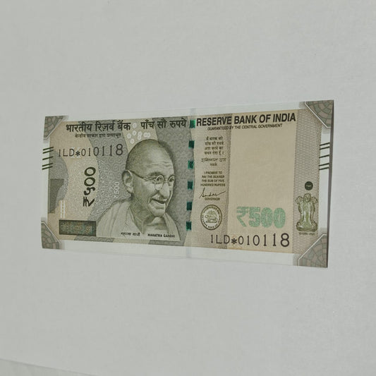 Rs 500 Birthday Note 010118 january 1 year 2018 exrtremely rare - Collection Bazzar