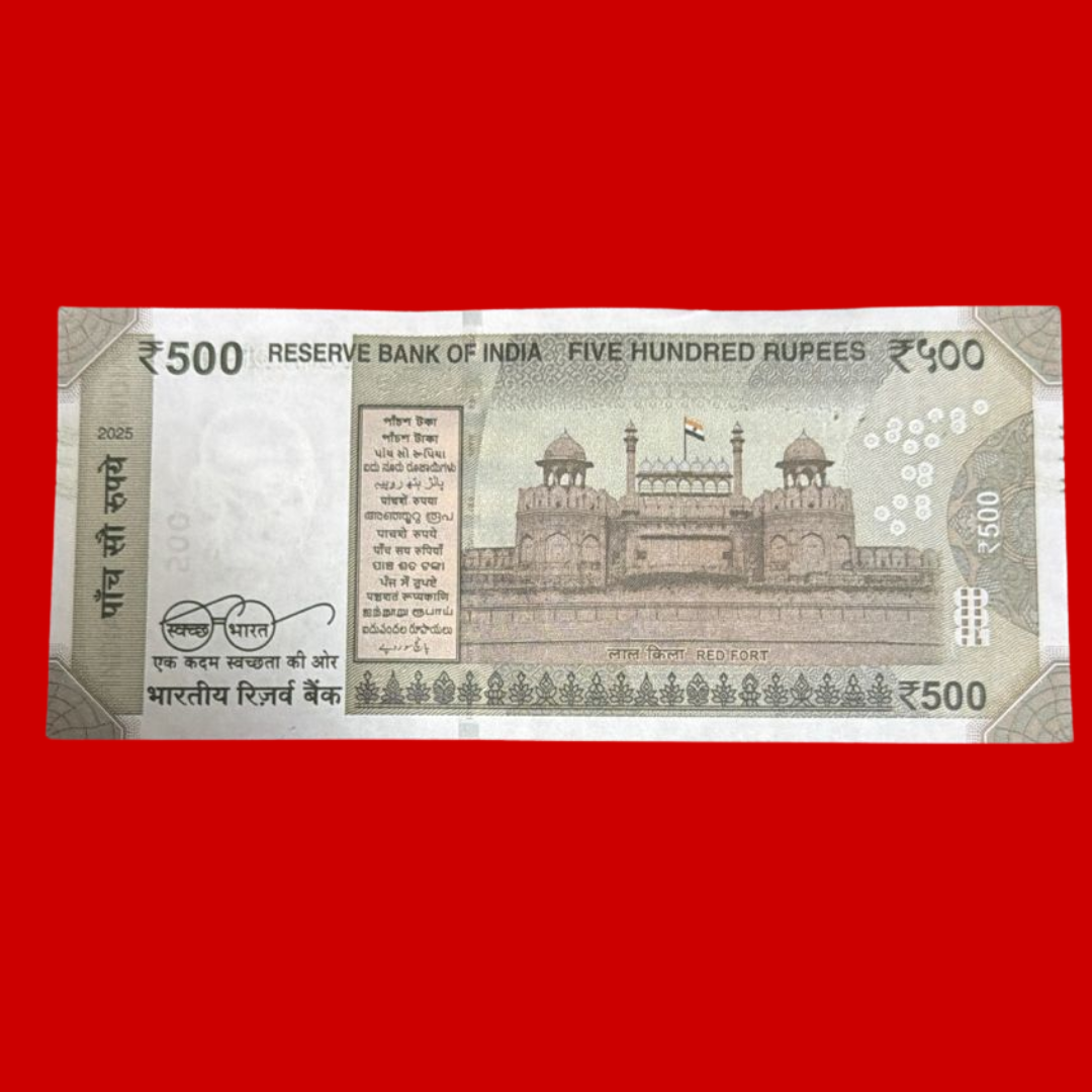 Rs 500 Note 000009 Lower Number Rare Collectible - Collection Bazzar