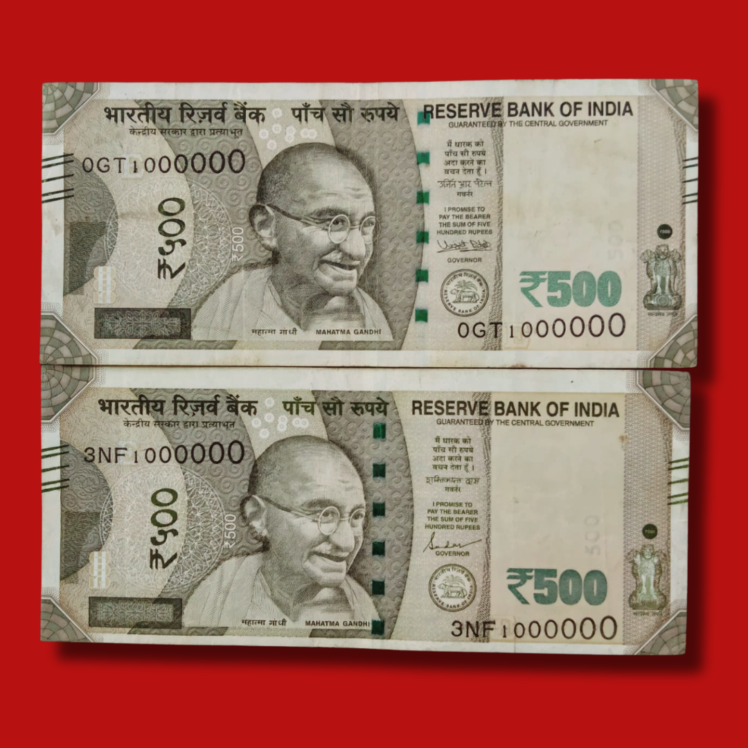 Rs 500 Note 1000000 Lakha Number 10 Lakh Each Note Price - Collection Bazzar