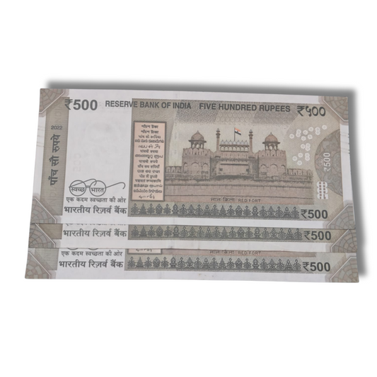 Rs 500 Note 3 Note Set With 786 Holy Number | Bismillah Special Collection - Collection Bazzar