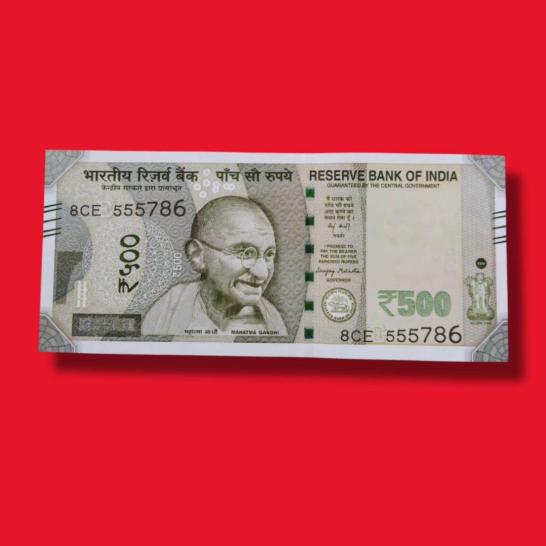 Rs 500 Note 555786 Ending 786 Bismillah Holy Number Each Note Price - Collection Bazzar