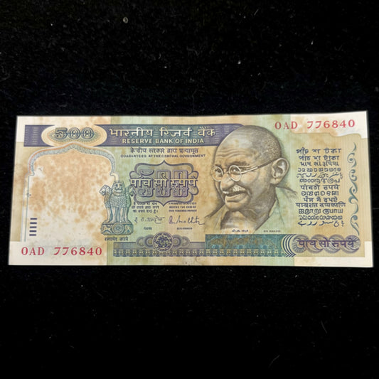Rs 500 Note – Dandi Yatra Series – 0AD 776840 Old Items - Collection Bazzar