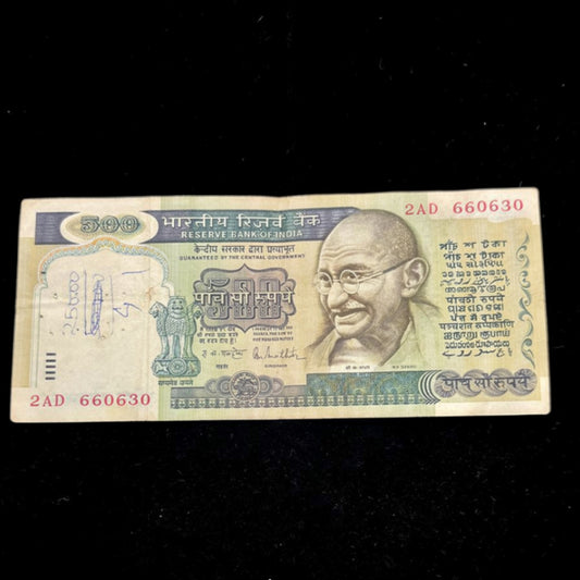 Rs 500 Note Dandi Yatra Series 2AD 660630 Old Item - Collection Bazzar