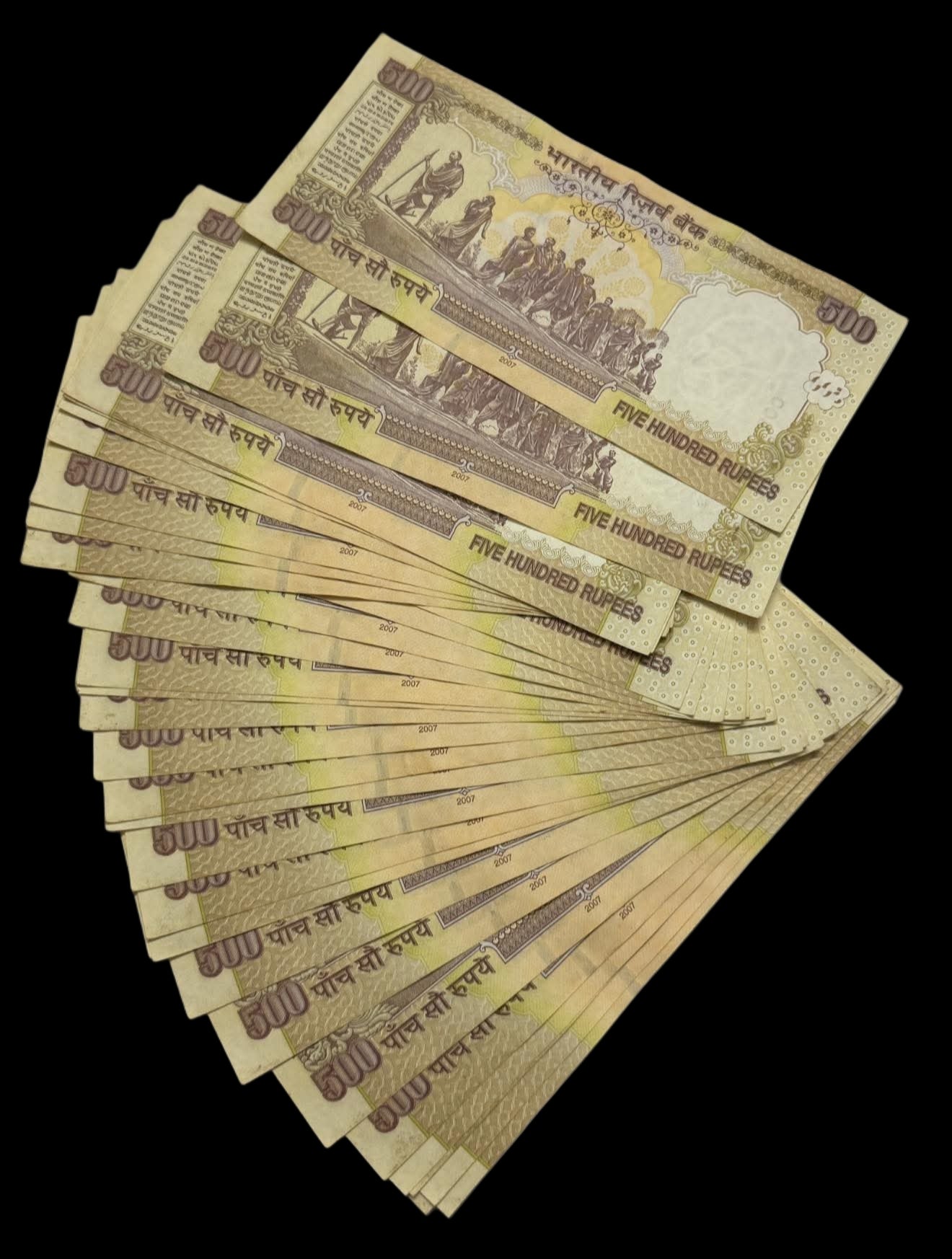 500/- OLD ISSUE 2007 Y V REDDY 10 pis lot  NOTES
Extremely rare limited stock - Collection Bazzar