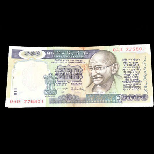 Rs 500 Old Dandi Yatra Note Governor R N Malhotra Excellent Condition - Collection Bazzar