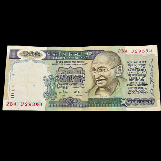 Rs 500 Old Dandi Yatra Note S Vaikatraman Excellent Condition - Collection Bazzar