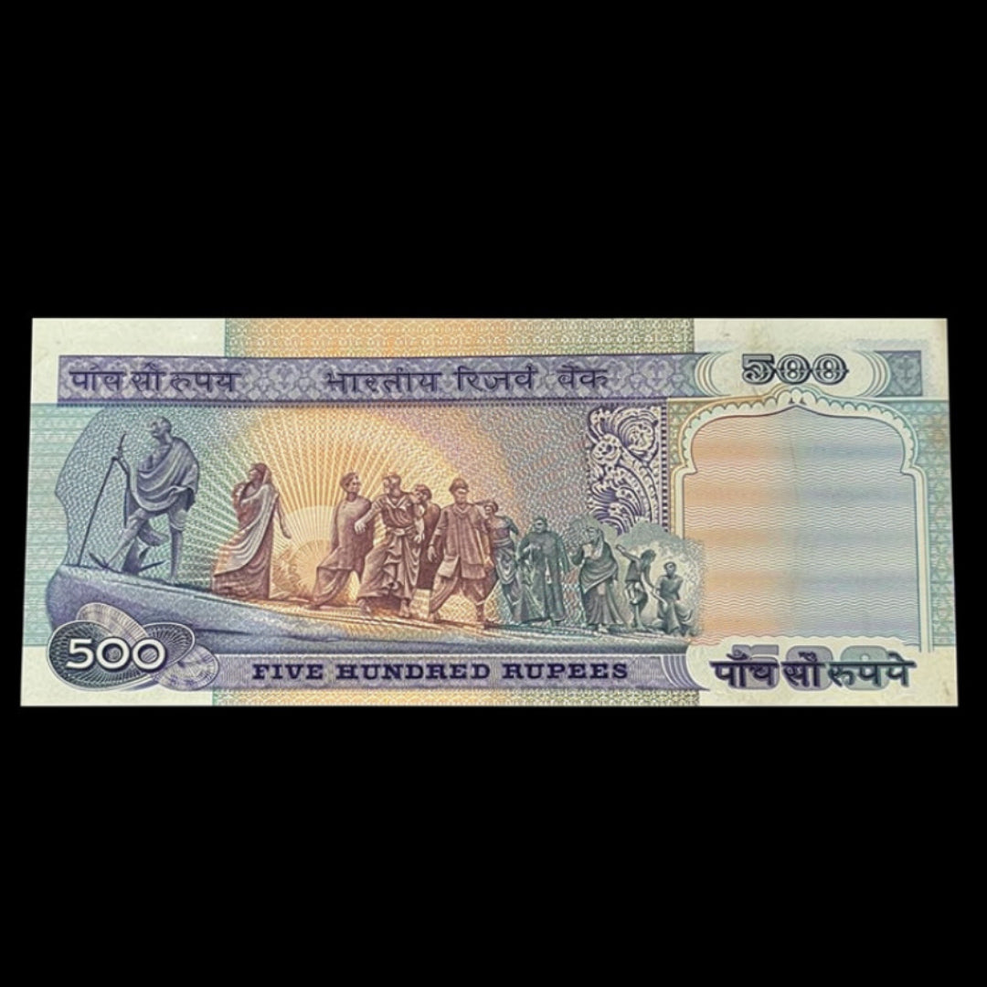 Rs 500 Old Dandi Yatra  Note S Vaikatraman Excellent Condition - Collection Bazzar