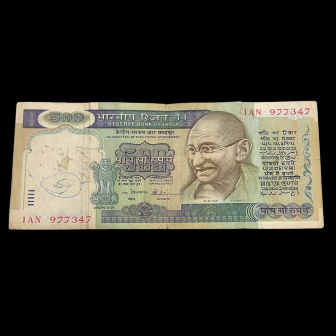 Rs 500 Old Dandi Yatra  Note  S Vaikatraman Excellent Condition - Collection Bazzar