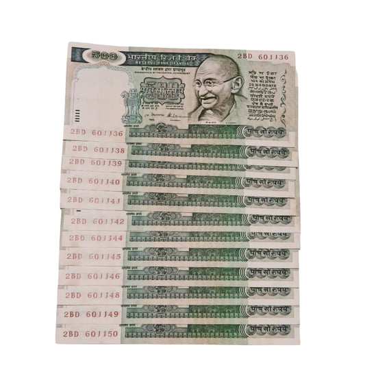 Rs 500 Note Lot | Governor S Vaikatraman | Each Note ₹3000 - Collection Bazzar