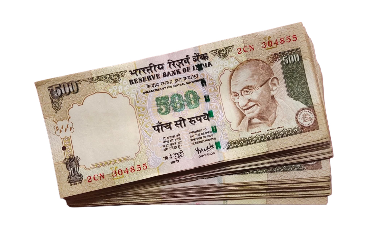 Rs 500 Note Old Indian Currency Note – Rare Collectible Banknote 10note lot - Collection Bazzar