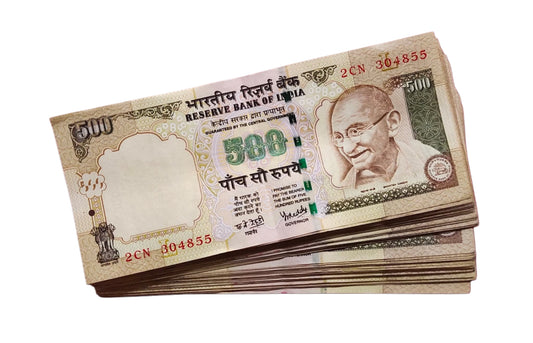 Rs 500 Note Old Indian Currency Note – Rare Collectible Banknote 10note lot - Collection Bazzar