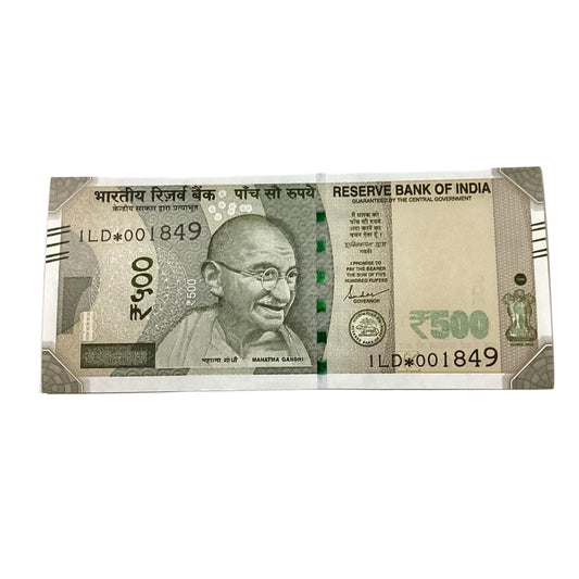 Rs 500 Star Note 001849 New Series  Collectible - Collection Bazzar