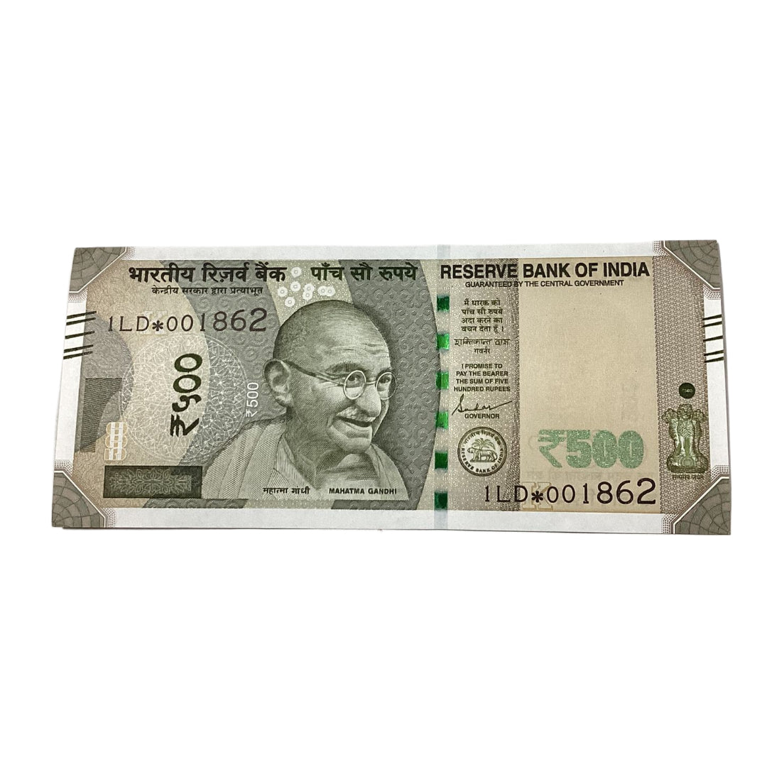 Rs 500 Star Note 001862 New Series  Collectible - Collection Bazzar