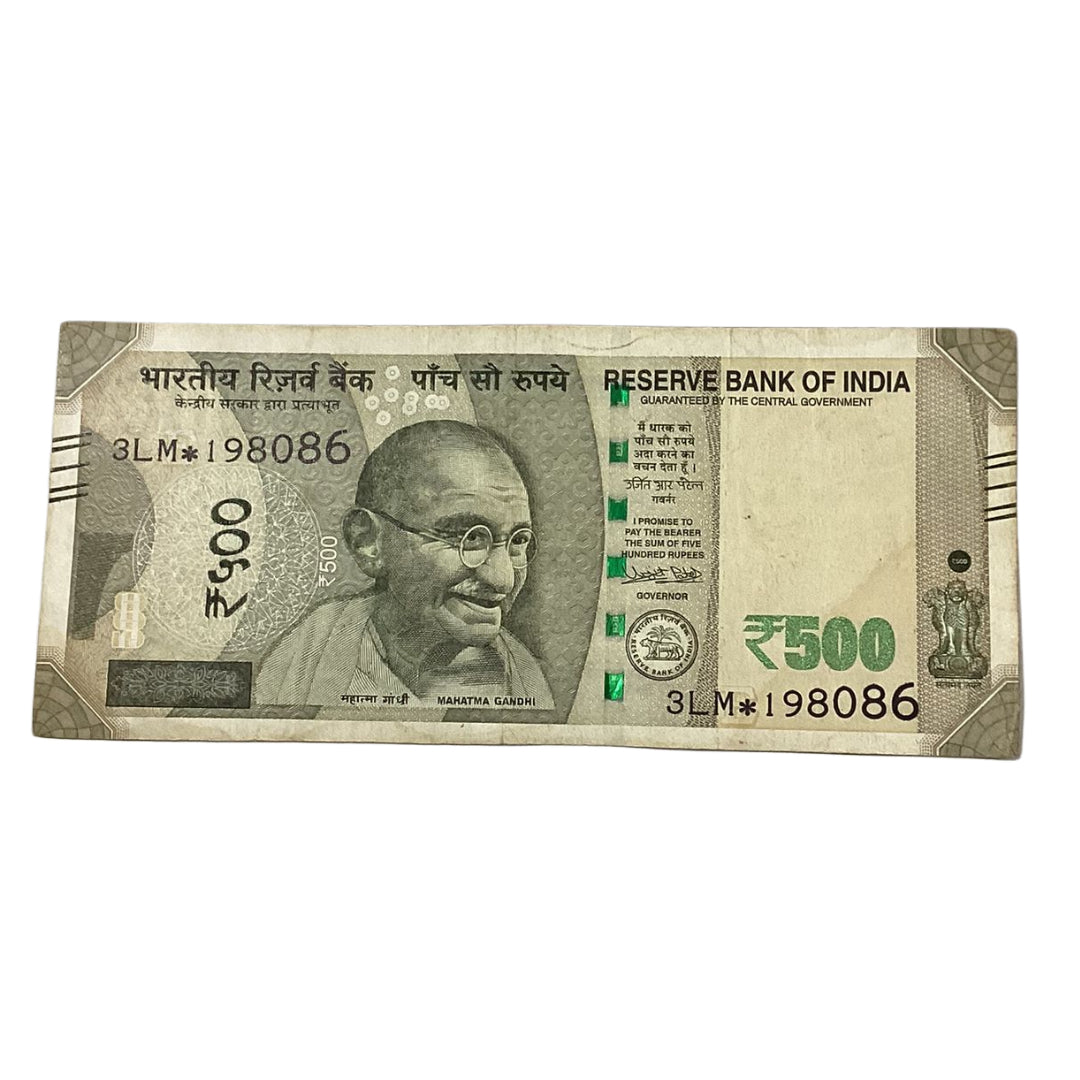 Rs 500 Star Note 198086 fancy New Series  Collectible - Collection Bazzar