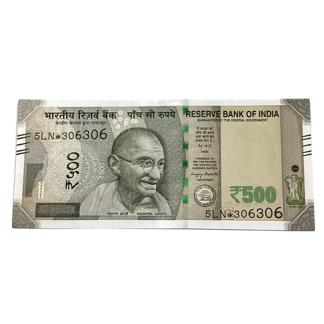 Rs 500 Star Note 306306 doubling number fancy New Series  Collectible - Collection Bazzar