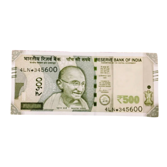 Rs 500 star note 345600  rare collectible - Collection Bazzar