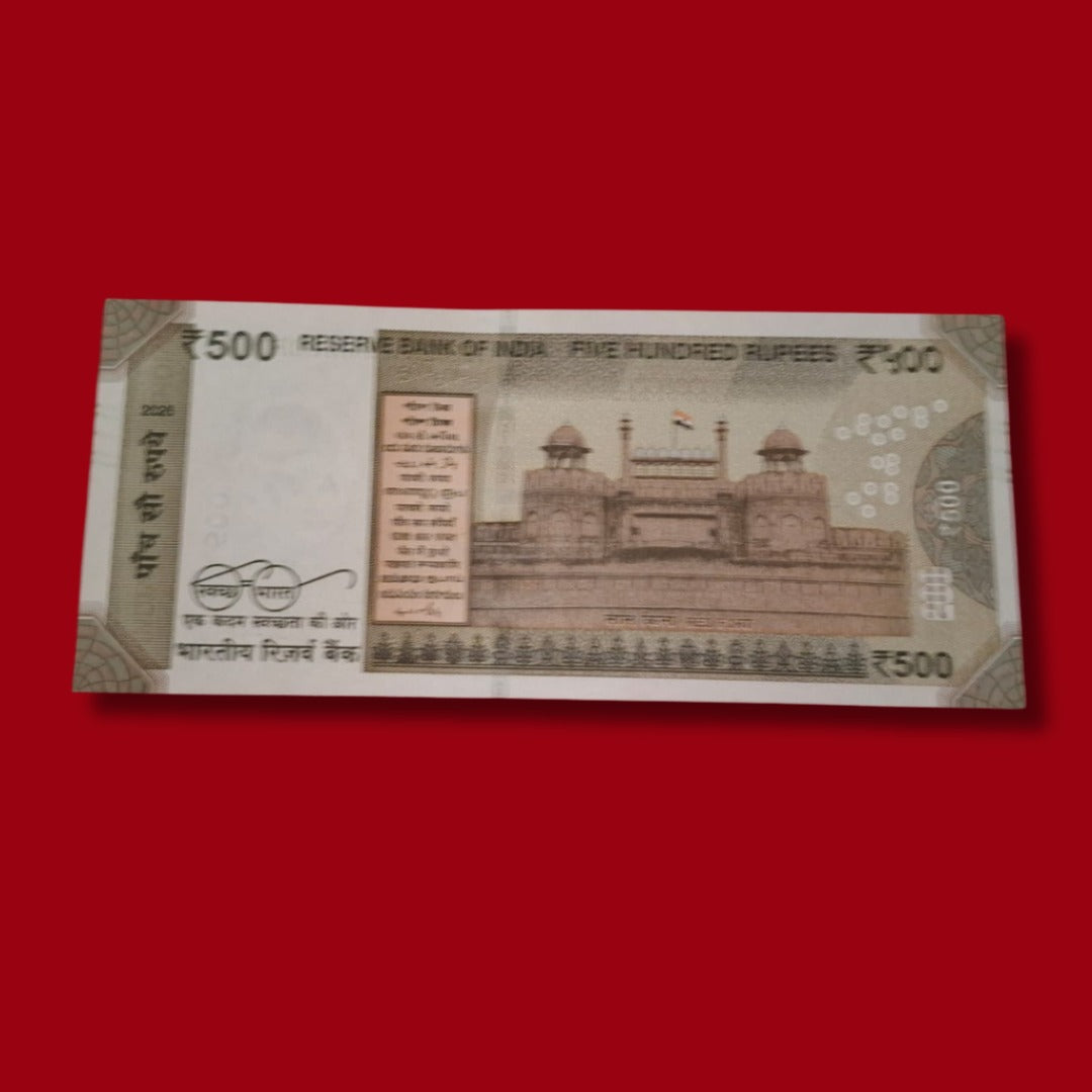 Rs 500 Star Note 589786 Ending 786 Holy Number Collectible - Collection Bazzar