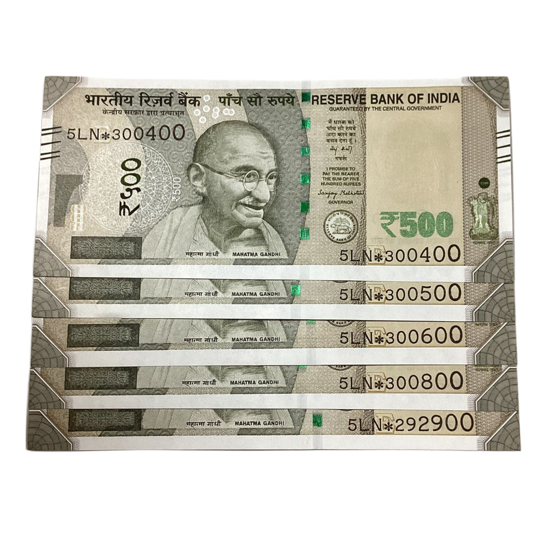 Rs 500 Star Note  fancy New Series  Collectible each note price - Collection Bazzar