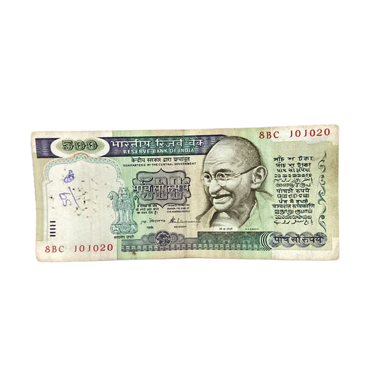 Rs 500 note 101020 governor s vaikatraman rare collectible birthday note  10oct 2020 - Collection Bazzar