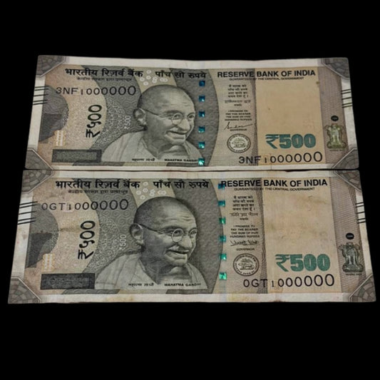 Rs 500 Notes – Super Lakha 1000000 Pair Each Note Price - Collection Bazzar