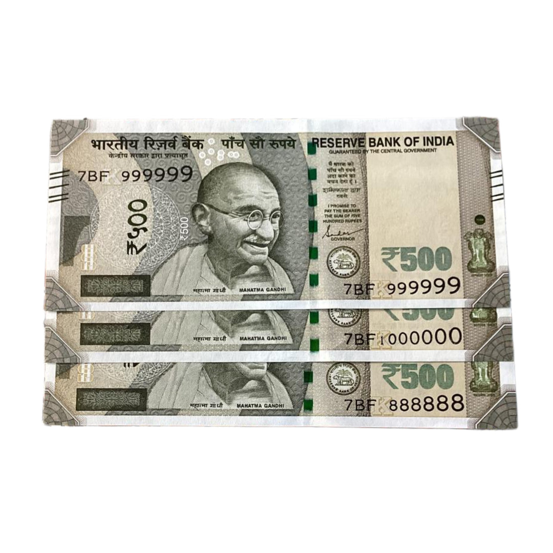 Rs 500 notes7bf prifix 786  ,all 888888 999999 and 1000000 solid number governor shaktikant das rare collectible - Collection Bazzar