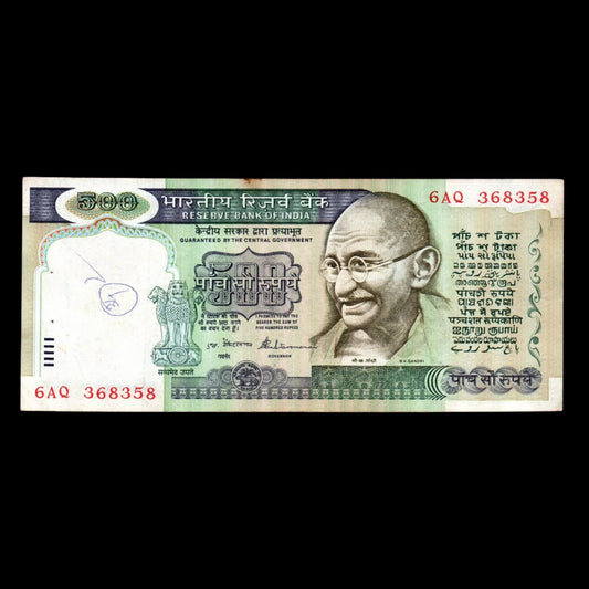 Rs 500 old First Issue Note Dandi Yatra Different Number Given Excellent Condition - Collection Bazzar