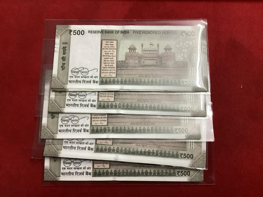 Rs 500 star 786 starting 10 notes 5 lot Each lot price is 10000/- - Collection Bazzar