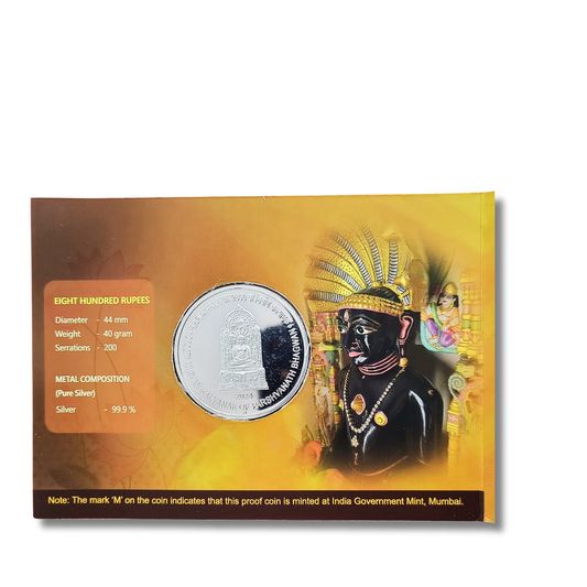 Rs 800 Coin 2800th Nirvan Kalyanak of Parshvanath Bhagwan - Collection Bazzar