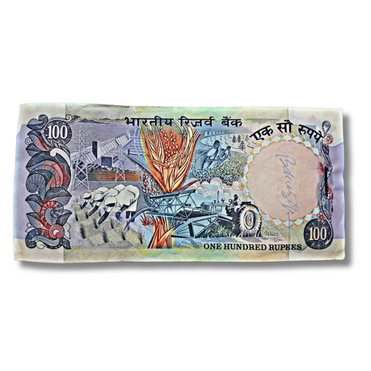 Rs 100 Agriculture Note Packet – Prefix 0CG Serial 544901–545000 | Semi Fancy