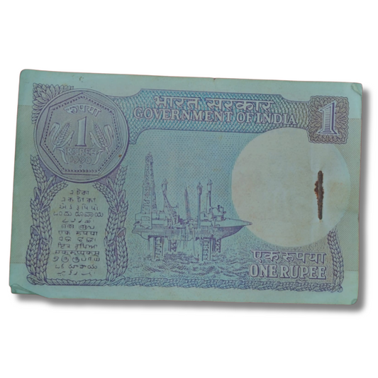 ₹1 Small Coin Packet – 22D Prefix Serial 042611 | 1990 | Bimal Jalan