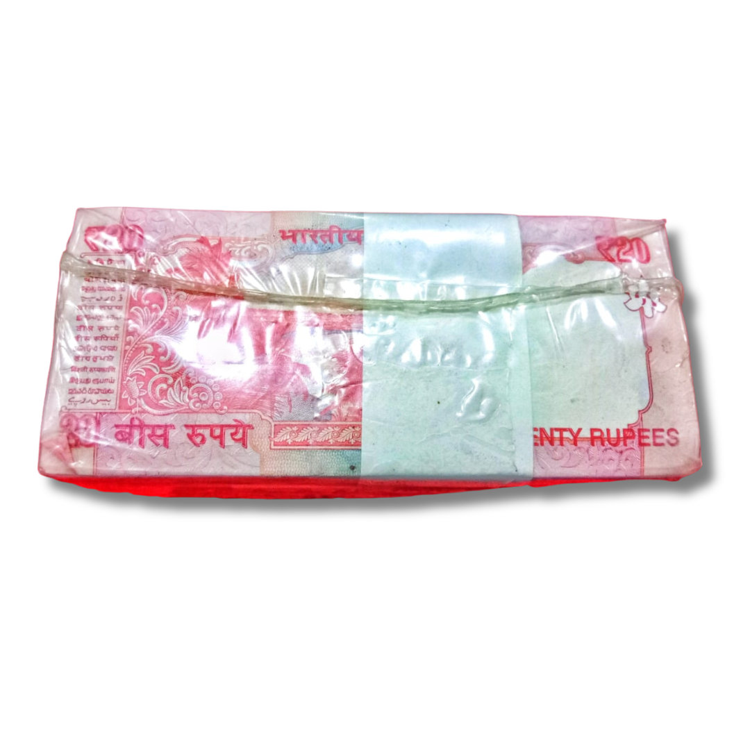 Rs 20 Old Note Rim – 10 Packets (1000 Notes) | Governor D. Subbarao