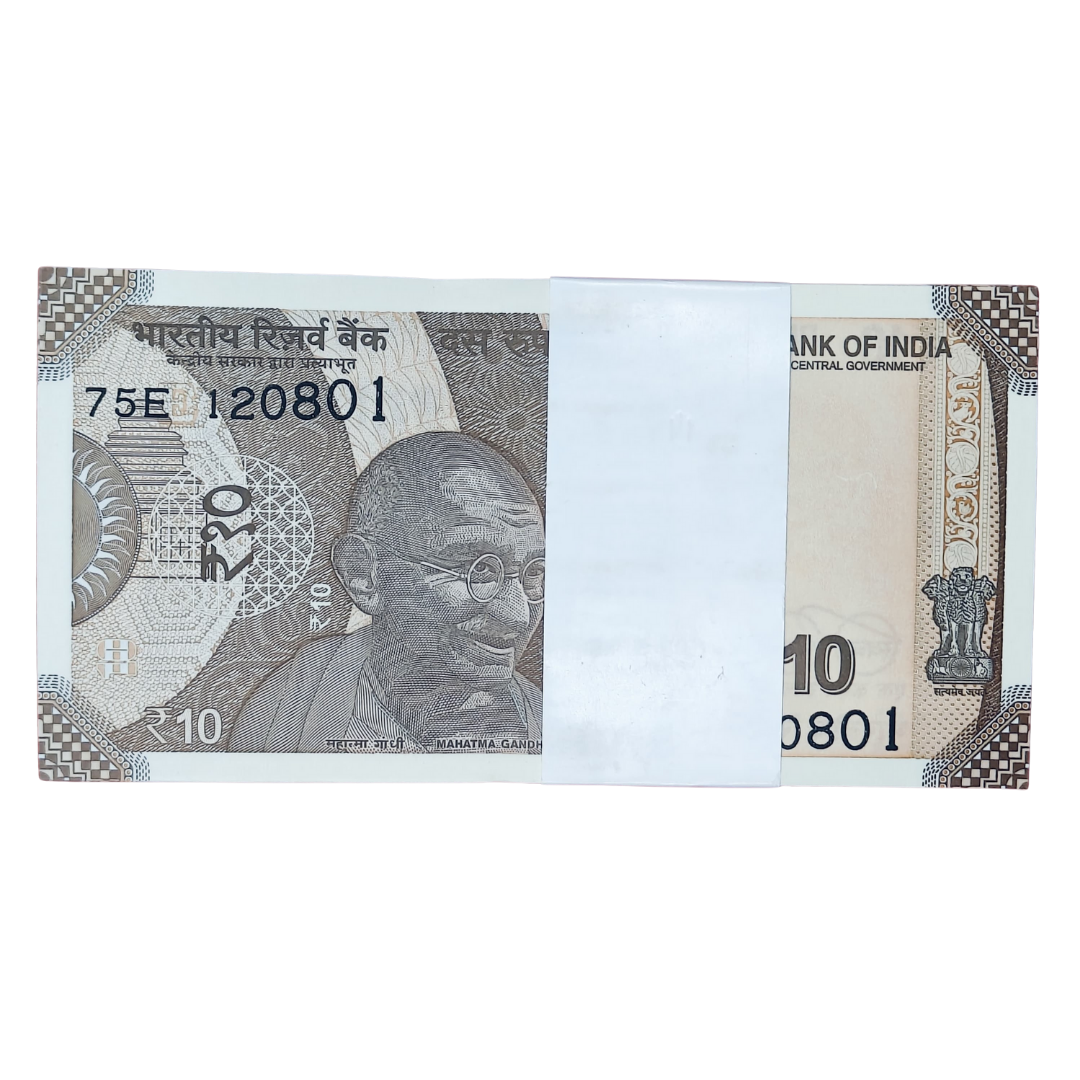 Rs 10 birthday serial packet 120801   august 12 unc  condition