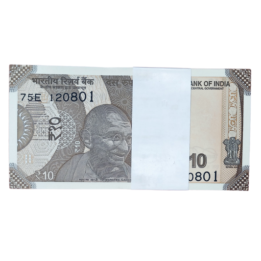 Rs 10 birthday serial packet 120801   august 12 unc  condition