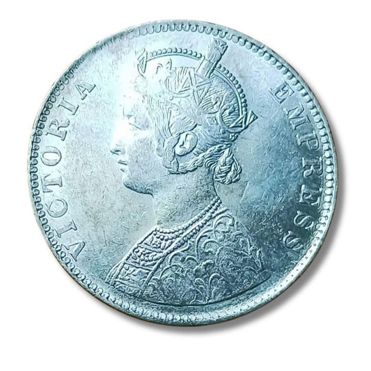 1901 One Rupee Silver Coin – Queen Victoria Empress | Buy British India Coin Online
