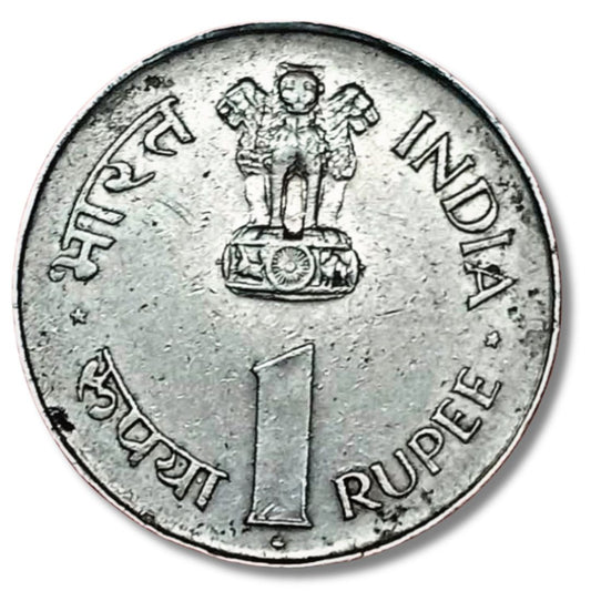 Rs 1 Jawahar Lal Nehru Coin Excellent Condition
