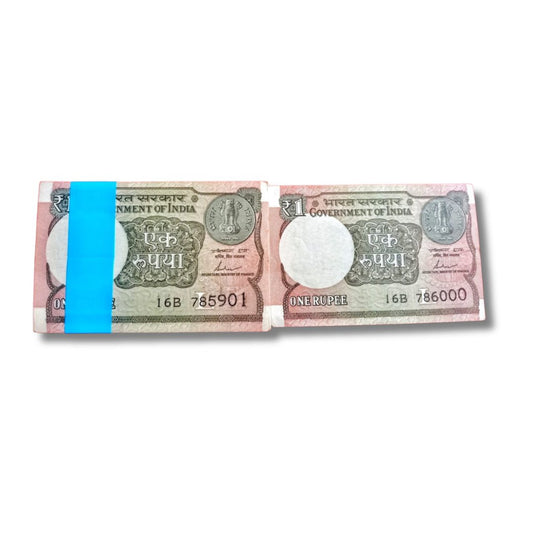 Rs 1 New Note Packet – 786000 | Bismillah Holy Number | Shaktikanta Das | Gem Packet | UNC Condition