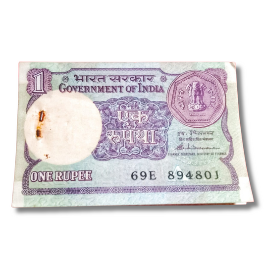 Rs 1 Small Coin Note Packet – Serial 894801 | Includes 894894 Doubling Number