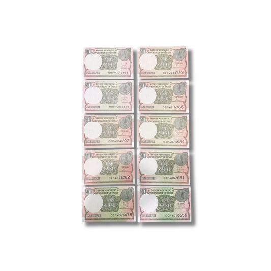 Rs 1 Star Note – OFF Prefix – UNC Condition – Individual Price ₹600