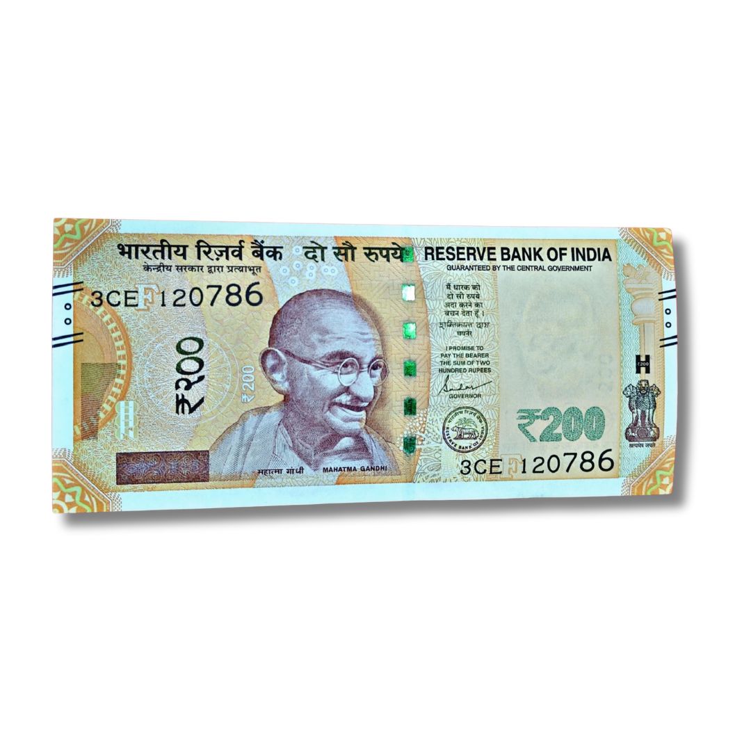 Rs 200 Note – Birthday 12.07.86 + Ending 786 | Holy Bismillah Number | Shaktikanta Das | Excellent UNC

