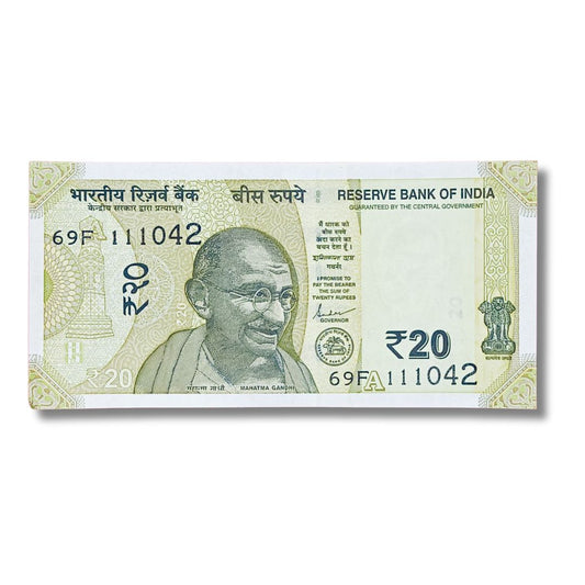 Rs 20 Note – Amitabh Bachchan Birthday 11.10.42 | Shaktikanta Das | Excellent UNC

