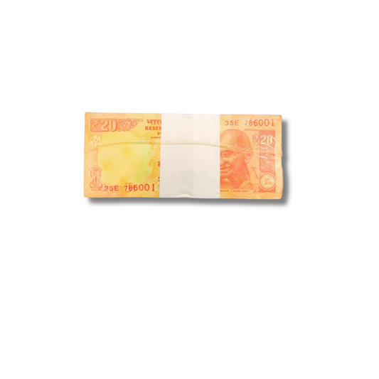 Rs 20 Rim Telescopic Note Packet – 786001 – 1000 Notes