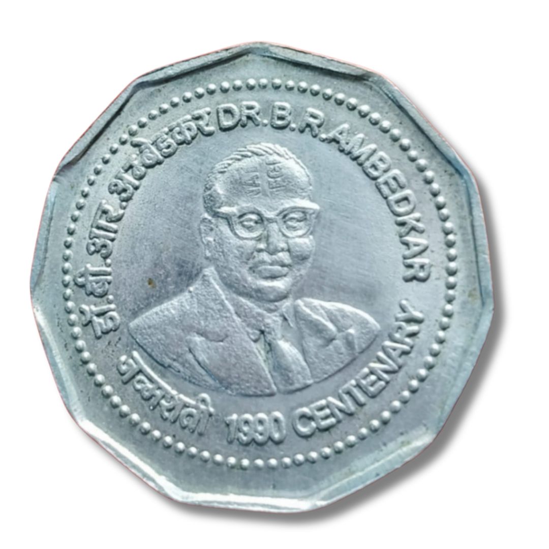 Rs 2 Dr.B.R.Ambedkar 1990 Centuary Never Minted In India But Found In Criculation