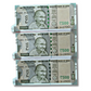 Rs 500 Indian Bank Note – Extra Paper Error Below Right Side – Serials 912500, 912700, 912800 – Governor Shaktikanta Das – Excellent Condition