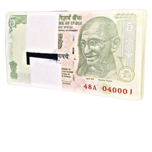 Rs 5 Fancy Note Packet – Serial 040001 | Fancy 040040 Note Included