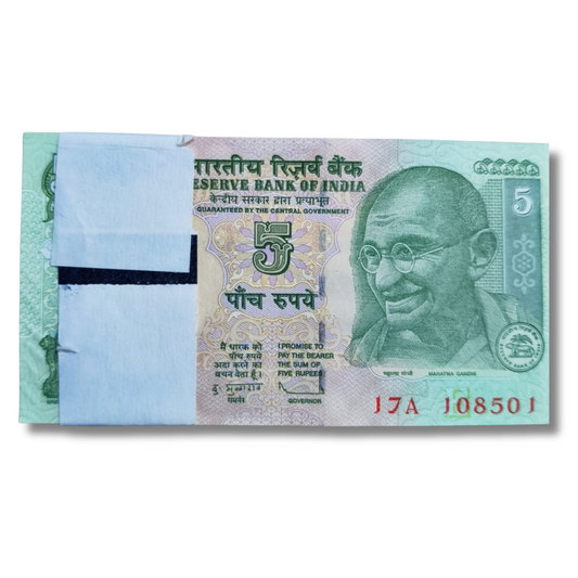 Rs 5 Note Packet – Serial 108501 | Includes 108 Holy Number & 541 Sai Baba Number