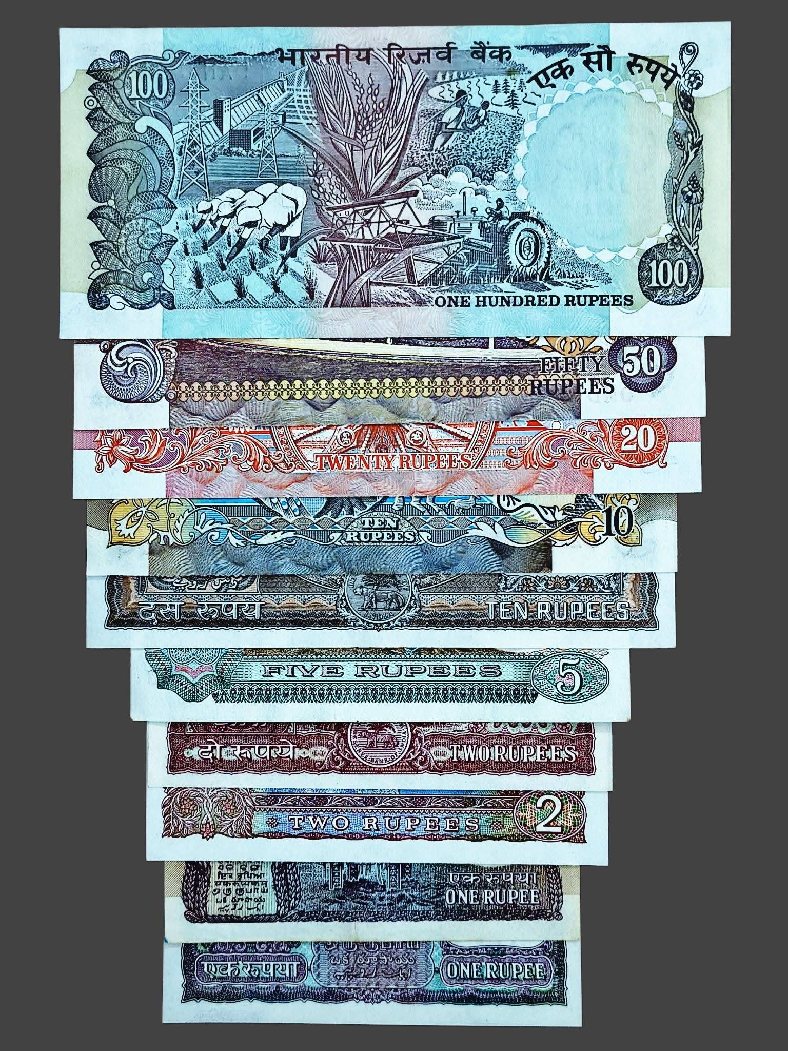 SIGNATURE SET OF R. N. MALHOTRA WITH (10) NOTES rare collection - Collection Bazzar