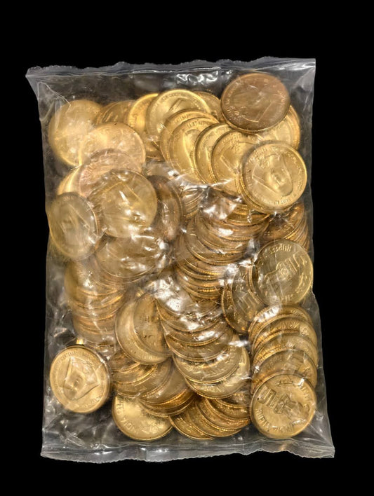 Saint Alphonsa Noida
GEM UNC Mint sealed Packet 100 coin
Mintmark looks Bombay but coin is of - Collection Bazzar