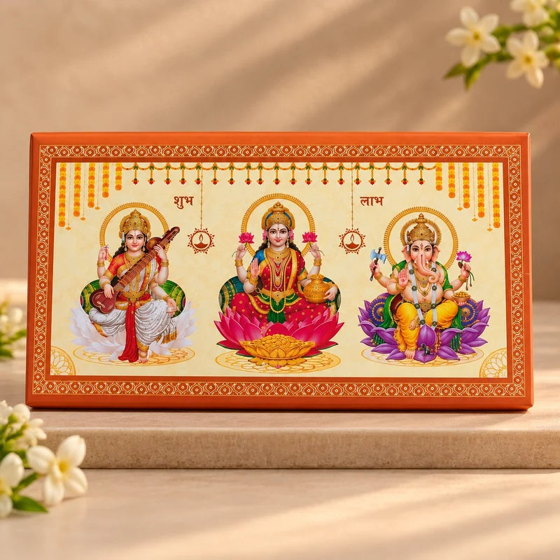 Saraswati Lakshmi Ganesh 3 Coins Silver Pure 3Gm Silver