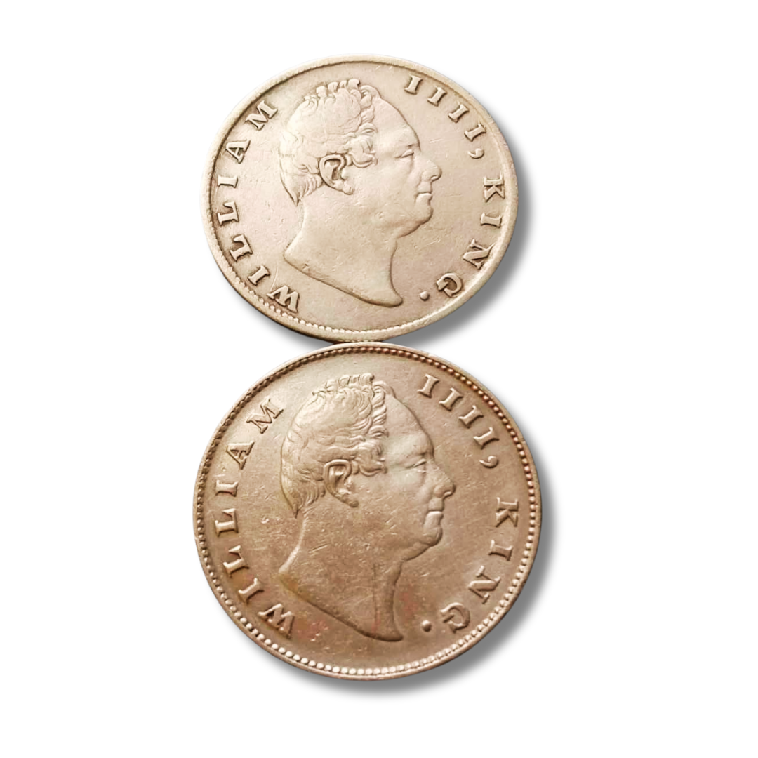 Silver Coin – British India 1835 – 1 Rupee – King William – East India Company