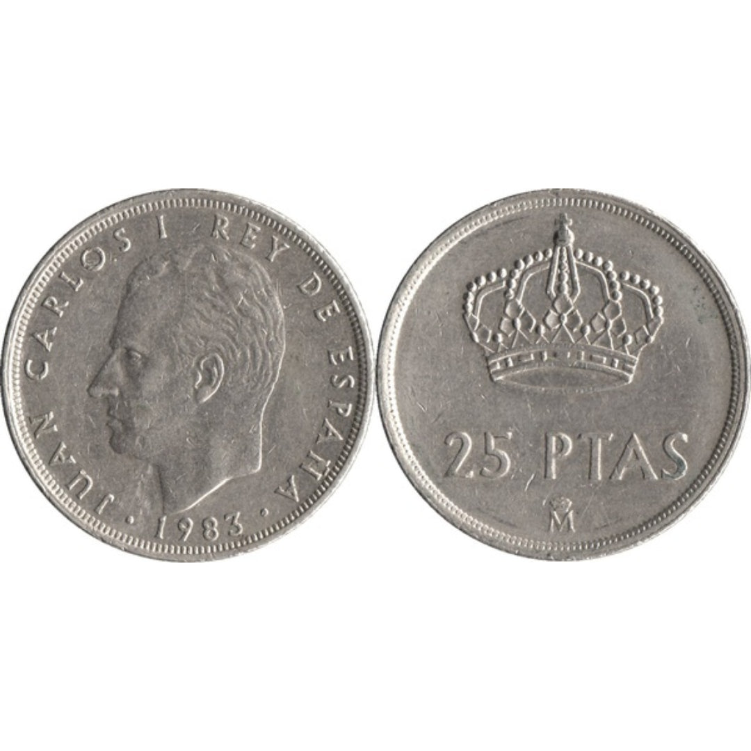 Spain 25 Pesetas 1983 Juan Carlos I | Rey de España - Collection Bazzar